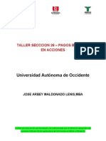 Taller Seccion 26 - Pagos Basados en Acciones