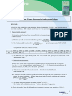 Exo10 Tableau D Amortissement D Emprunt Suite Geometrique Grahp25