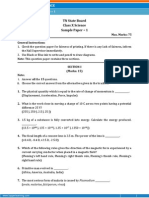 TAMILNADU-Science Sample Paper-1-Class-10 Question Paper