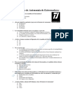 El Estatuto de Autonomía de Extremadura