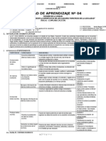 Unidad de Aprendizaje #4 de Comunicacion 4º 2015