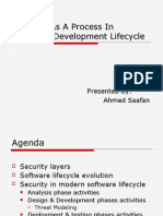 Security As A Process in Software Development Lifecycle v2.0