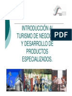 Introduccion Al Turismo de Negocios y Desarrollo de Productos Especializados