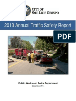 2013 Traffic Safety Report SLO