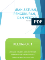 Besaran, Satuan, Pengukuran, Dan Vektor