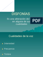 DISFONÍAS