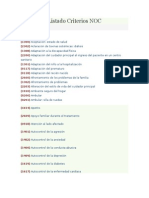 Listado Criterios NOC