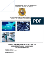 Informe de Factores Fisicos Que Pueden Afectar El Desarrollo de La Bacteria