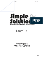 Level 4 Help Pages