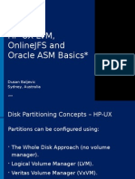 Oracle ASM Vs HP UX LVM DusanBaljevic Sep2009