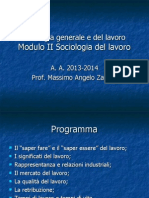 Sociologia Del Lavoro