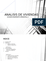 Analisis de Viviendas-Acondicionamiento 