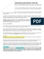 Análisis Del Documental Sobre La Crisis Financiera - Inside Job