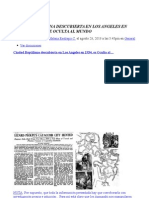 CIUDAD REPTILIANA SUBTERRANEA Descubierta en Los Angeles en 1934