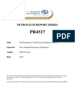 Petroleum Report Series: NZ Petroleum C & H Isotope Database GNS v1 New Zealand Petroleum & Minerals GNS Science 2012