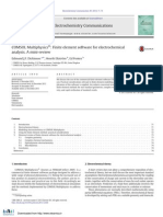 COMSOL Multiphysics Finite Element Software For Electrochemical Analysis