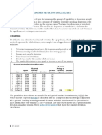 Standard Deviation (Volatility) : Average