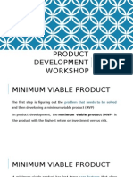 Product Development Workshop