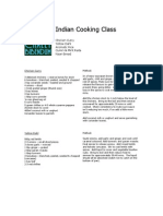 Indian Cooking Course