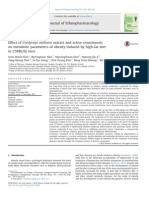 Effect of Cordyceps Militaris Extract and Active Constituents On Metabolic Parameters of Obesity Induced by High Fat Diet in C58BL 6J Mice 2014 Journa