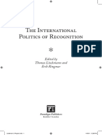 International Politics of Recognition