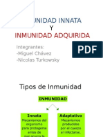 Inmunidad Innata y Adquirida