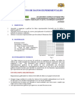 Tratamiento de Datos Experimentales Procedimiento