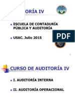 Unidad 1 Auditoría Iv 2015 Modificada PDF