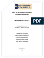 Monografia de La Competencia