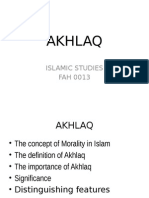 Chapter 4 - Akhlaq