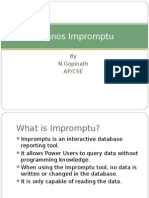 Cognos Impromptu by Gopi