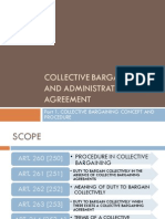 Collective Bargaining and Administration of Agreement