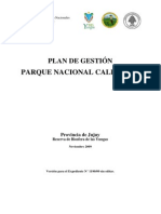 Plan de Gestión Parque Nacional Calilegua