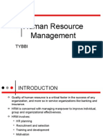 Human Resource Management: Tybbi