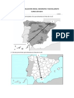 Prueba de Evaluación Inicial Geografía