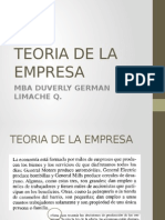 Teoria de La Empresa