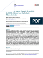 Emphysema Versus Chronic Bronchitis in COPD: Clinical and Radiologic Characteristics