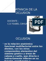 Operatoria 15 - Importancia de La Oclusion