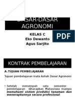 Dasar Agronomi (Pak Agus Sarjito)