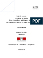 Analyse Et Étude D'un Chauffage À Distance À Orbe