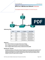 5.1.2.13 Lab - Configuring OSPFv2 On A Multiaccess Network - ILM PDF