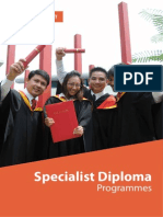 Brochure Application Form For Specialist Diploma in M e Coordination