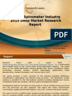 Global Spirometer Industry 2015 Deep Market Research Global Spirometer Industry 2015 Deep Market Research