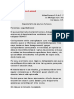 Carta de Reclamo Laboral