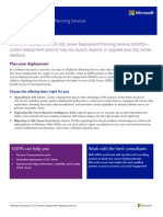 SQL Server Deployment Planning Services Datasheet