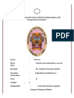 Informe Fisica Ley de Ohm