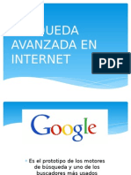 Busqueda Avanzada en Internet