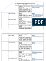 Herramientas de Planificación Educativa