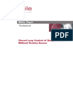 Closed Loop Control of Stepper Motor Without Position Sensor