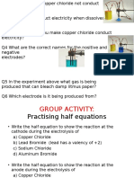 Electrolysis of Lead Bromide and Brine